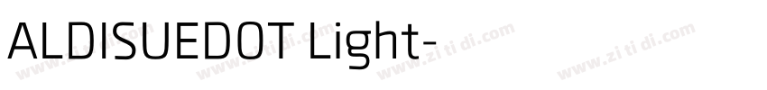 ALDISUEDOT Light字体转换